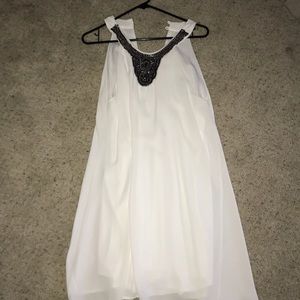 Beautiful white shift dress